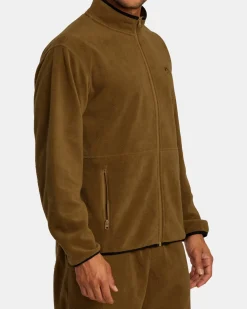 RVCA VA ESSENTIAL MICRO FLEECE Camel Sale