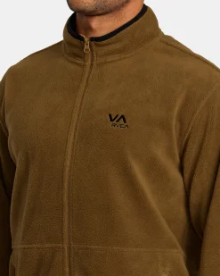 RVCA VA ESSENTIAL MICRO FLEECE Camel Sale