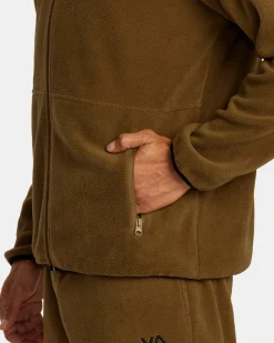 RVCA VA ESSENTIAL MICRO FLEECE Camel Sale