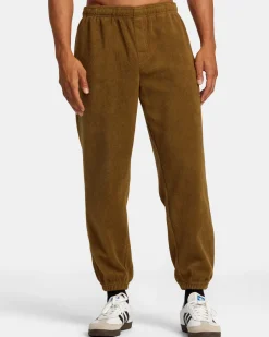 RVCA VA ESSENTIAL MICRO FLEECE PANT Camel New