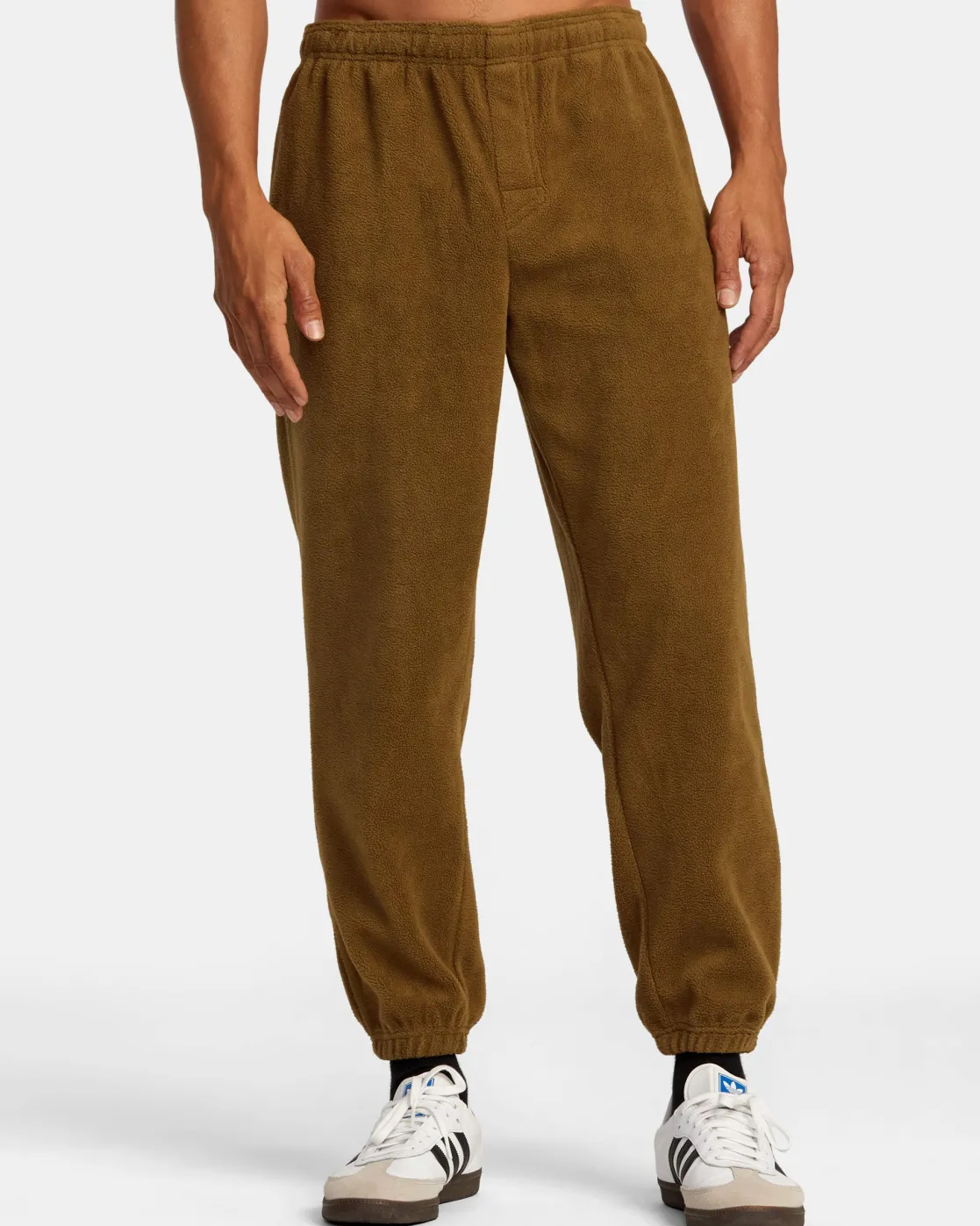RVCA VA ESSENTIAL MICRO FLEECE PANT Camel New