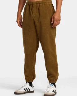RVCA VA ESSENTIAL MICRO FLEECE PANT Camel New