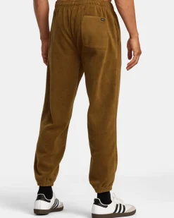 RVCA VA ESSENTIAL MICRO FLEECE PANT Camel New