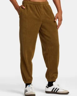 RVCA VA ESSENTIAL MICRO FLEECE PANT Camel New