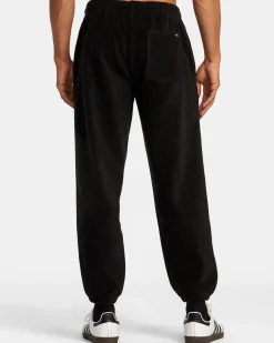 RVCA VA ESSENTIAL MICRO FLEECE PANT Black Clearance