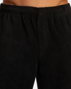 RVCA VA ESSENTIAL MICRO FLEECE PANT Black Clearance