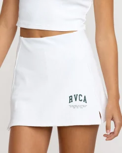RVCA VA ESSENTIAL TENNIS SKIRT Whitecap Hot