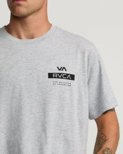 RVCA VA FORWARD SHORT SLEEVE TEE Athletic Heather Clearance