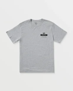 RVCA VA FORWARD SHORT SLEEVE TEE Athletic Heather Clearance