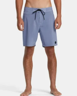 RVCA VA PIGMENT 18" BOARDSHORTS Blue Tide Outlet