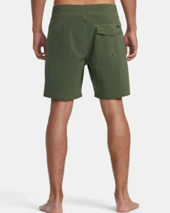 RVCA VA PIGMENT 18" BOARDSHORTS Olivine Discount