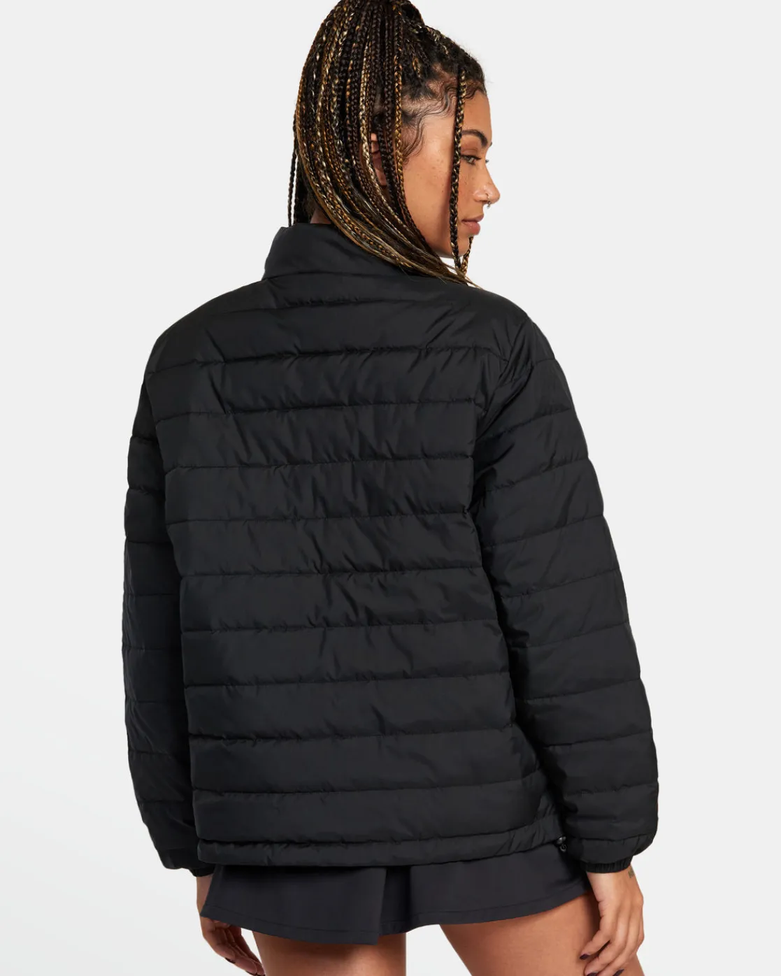 RVCA VA PUFFER JACKET Black Outlet