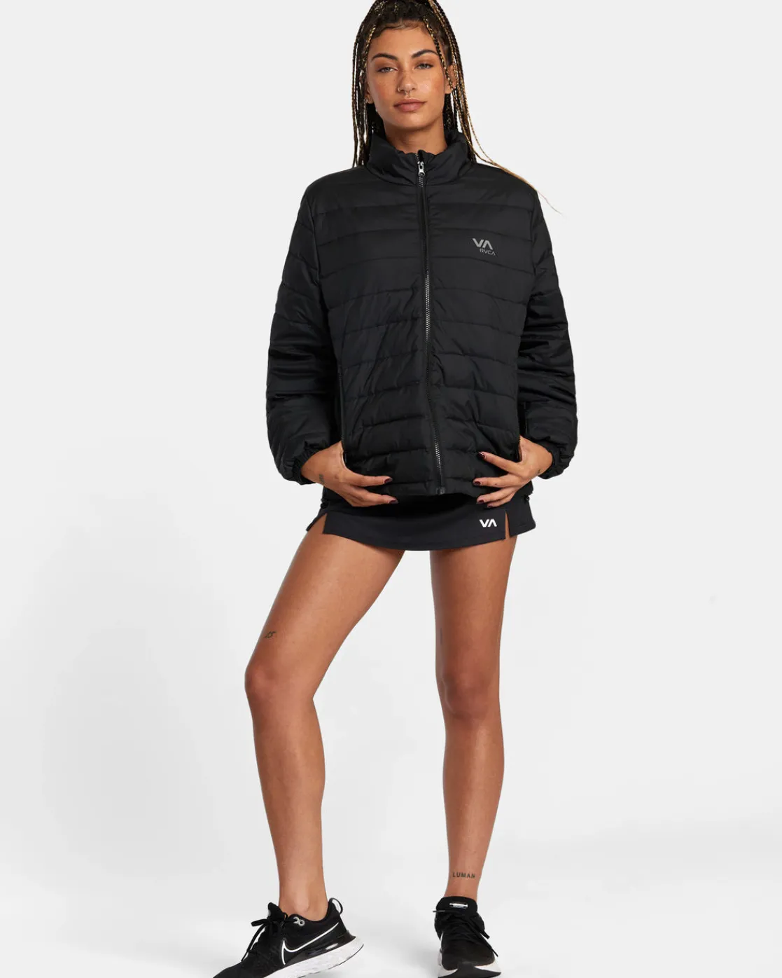 RVCA VA PUFFER JACKET Black Outlet