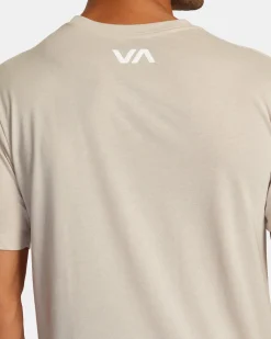 RVCA VA BLUR TEE Warm Grey Discount