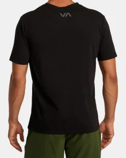 RVCA VA BLUR TEE Black 2 Clearance