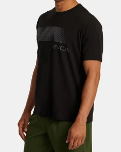RVCA VA BLUR TEE Black 2 Clearance