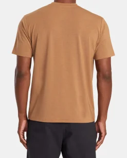 RVCA VA SPORT BALANCE TECHNICAL TRAINING TEE Earth Clay Outlet