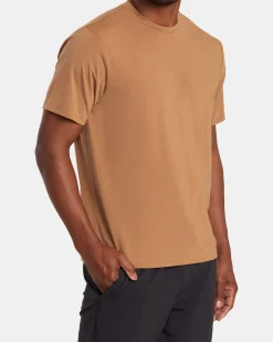 RVCA VA SPORT BALANCE TECHNICAL TRAINING TEE Earth Clay Outlet