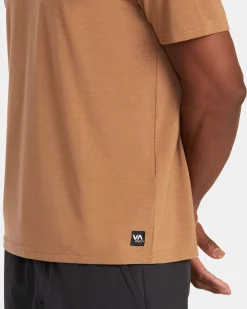 RVCA VA SPORT BALANCE TECHNICAL TRAINING TEE Earth Clay Outlet