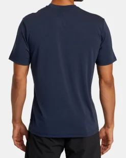 RVCA VA SPORT BALANCE TECHNICAL TRAINING TEE Indigo Best