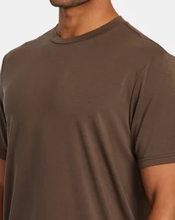 RVCA VA SPORT BALANCE TECHNICAL TRAINING TEE Mocha Clearance