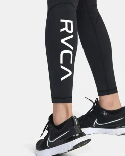 RVCA VA SPORT COMPRESSION TIGHTS Black Outlet
