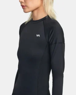 RVCA VA SPORT LONG SLEEVE COMPRESSION TOP Black Outlet