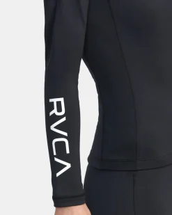 RVCA VA SPORT LONG SLEEVE COMPRESSION TOP Black Outlet