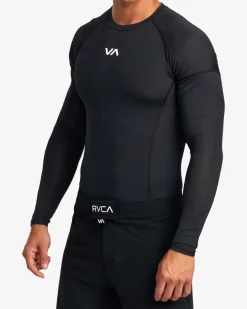 RVCA VA SPORT LONG SLEEVE RASHGUARD Black Outlet