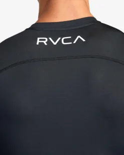 RVCA VA SPORT LONG SLEEVE RASHGUARD Black Outlet