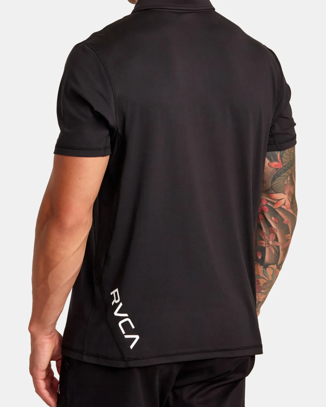 RVCA VA SPORT VENT TECHNICAL POLO SHIRT Black Hot