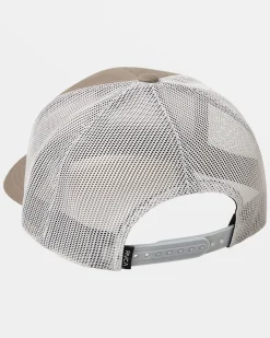 RVCA VA STATION TRUCKER HAT Wood New