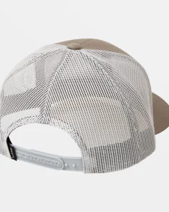RVCA VA STATION TRUCKER HAT Wood New