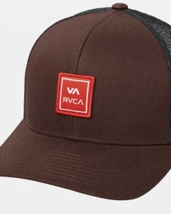 RVCA VA STATION TRUCKER HAT Bombay Brown Best