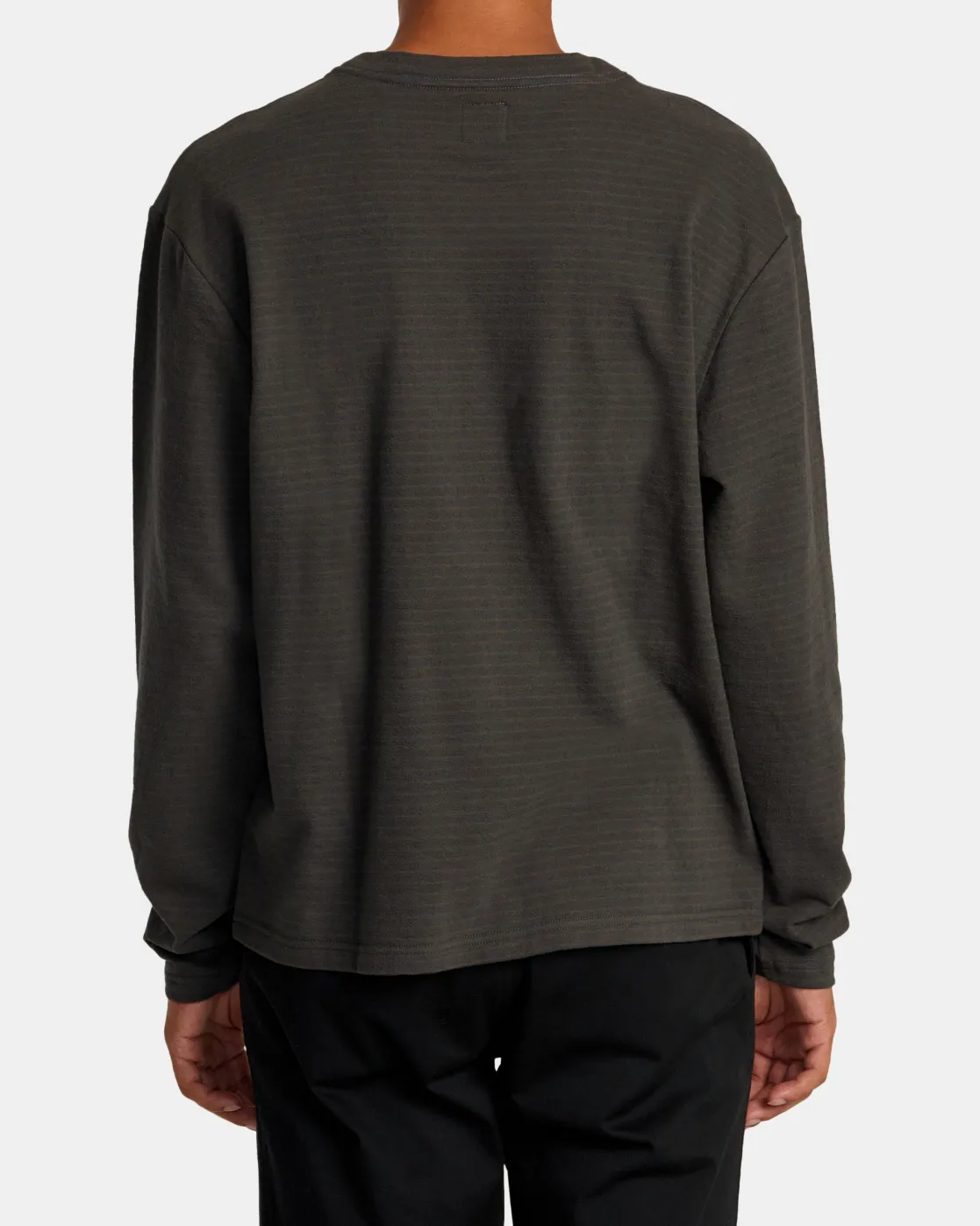 RVCA VACANCY CREW LONG SLEEVE KNIT Pirate Black Online
