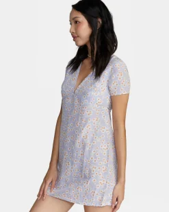 RVCA VEDA MINI DRESS Cosmic Sky Best
