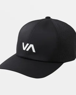 RVCA VENT PERFORATED CLIPBACK HAT II Black Sale
