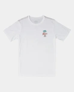 RVCA VOYAGER TEE Antique White Outlet