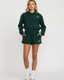 RVCA WAFFLE POPS SHORT Pine Hot