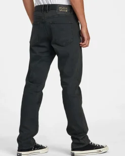 RVCA WEEKEND ANP DENIM JEANS Black Overdye Discount