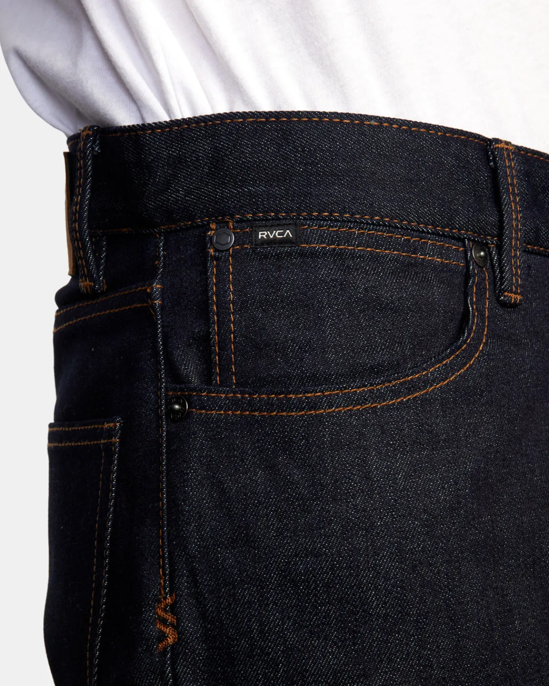 RVCA WEEKEND STRAIGHT FIT JEANS Dark Indigo Outlet