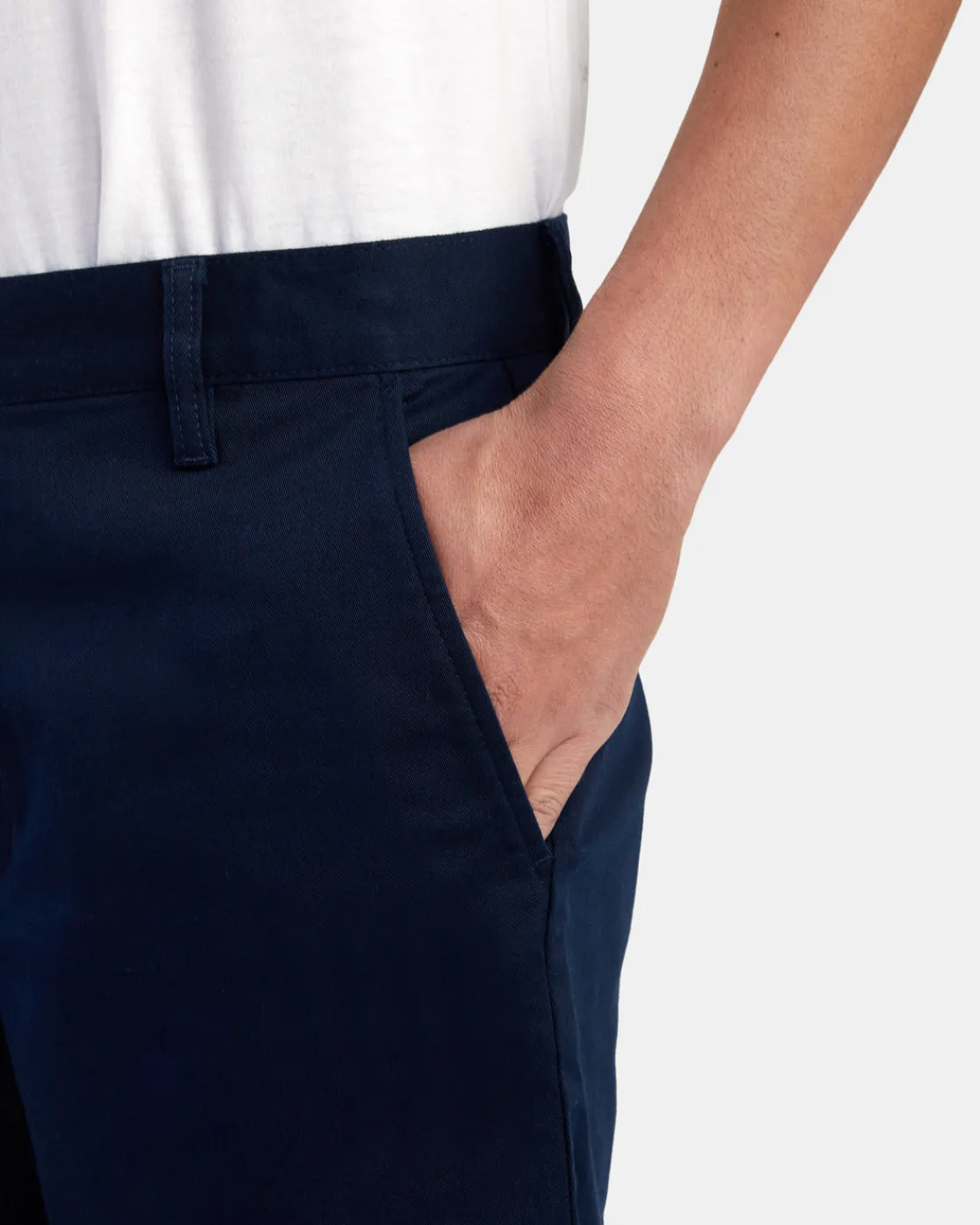 RVCA WEEKEND STRETCH 20" SHORTS Navy Marine Clearance