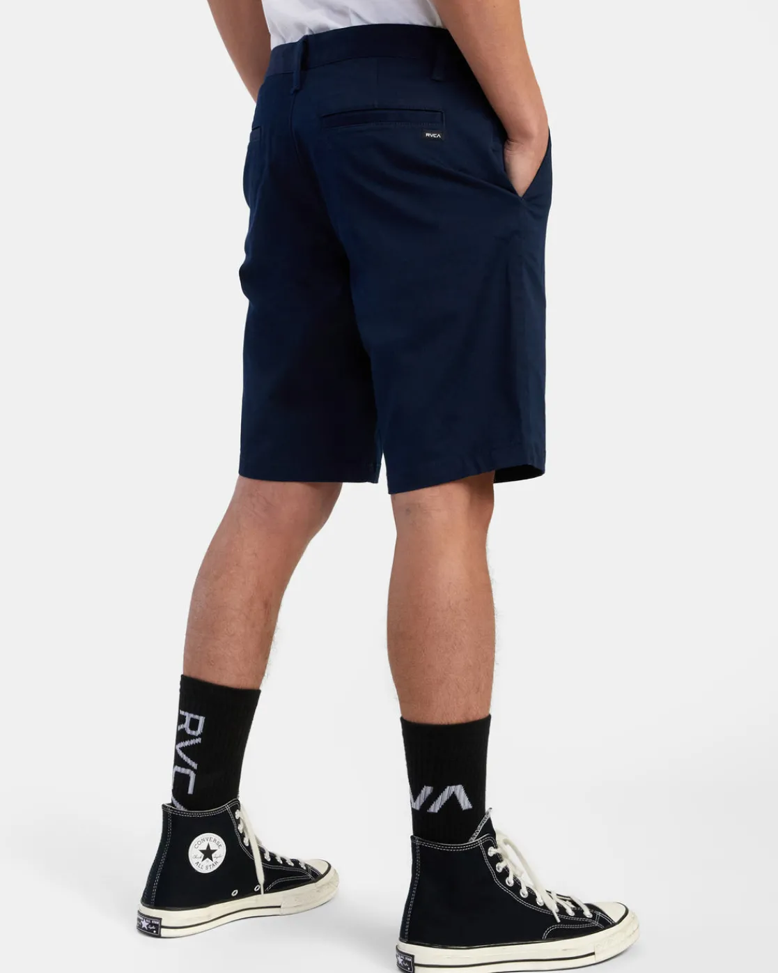 RVCA WEEKEND STRETCH 20" SHORTS Navy Marine Clearance