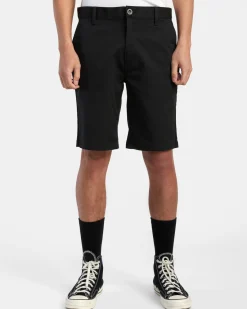 RVCA WEEKEND STRETCH 20" SHORTS Black Outlet