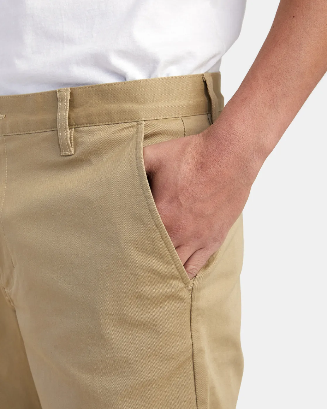 RVCA WEEKEND STRETCH 20" SHORTS Khaki Sale