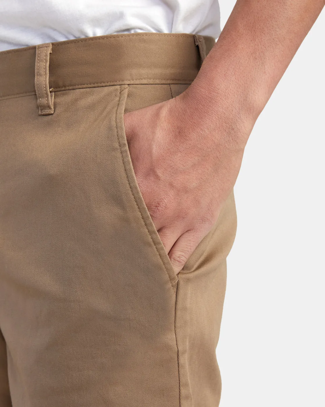 RVCA WEEKEND STRETCH 20" SHORTS Dark Khaki Sale