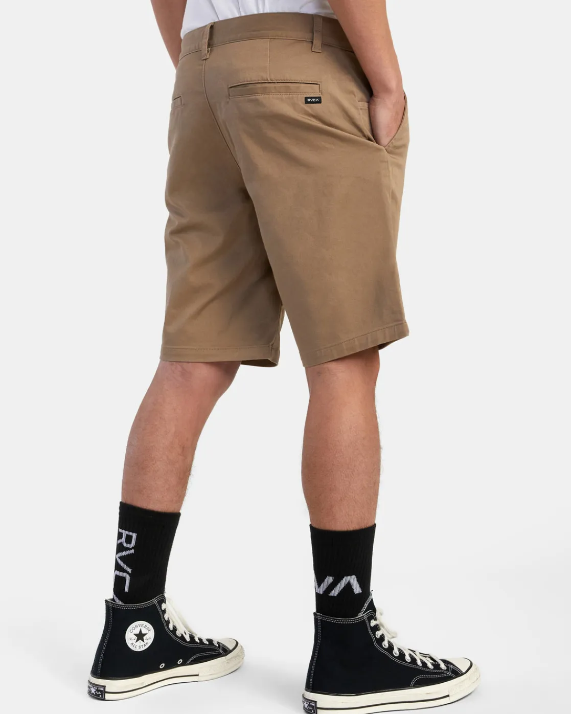 RVCA WEEKEND STRETCH 20" SHORTS Dark Khaki Sale