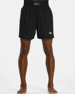 RVCA YOGGER 17" BOXING SHORTS Black Discount