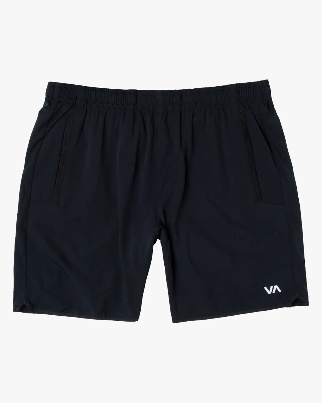 RVCA YOGGER STRETCH 17" ATHLETIC SHORTS Black Hot