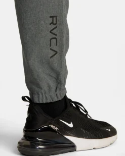 RVCA YOGGER TRACK PANTS II Charcoal Heather Sale